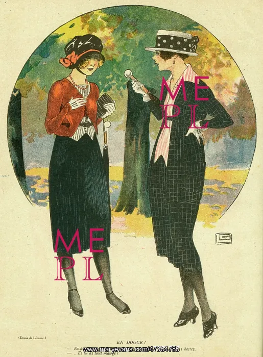 : Feminine Boater 1919 : Feminine Boater 1919