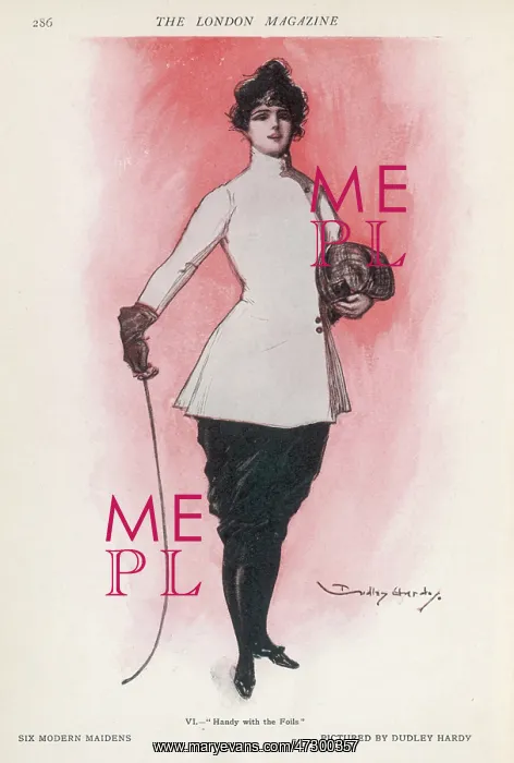 : The Fencing Female 1907 : The Fencing Female 1907