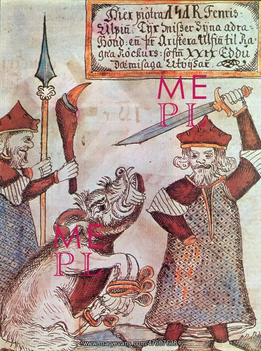 : Fenrir and Tyr : Fenrir and Tyr