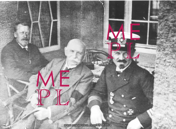 : Ferdinand Count Zeppelin with Dr. Hugo Eckener and Peter Str : Ferdinand Count Zeppelin with Dr. Hugo Eckener and Peter Str