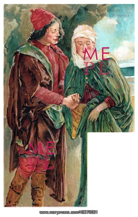 : Ferdinand and Miranda in The Tempest : Ferdinand and Miranda in The Tempest