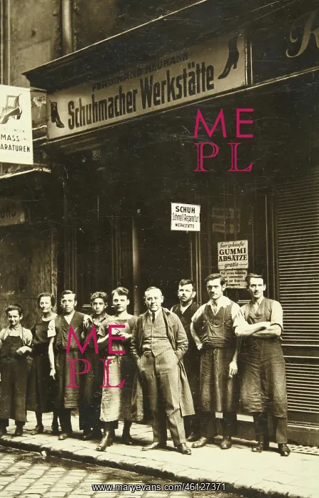 : Ferdinand Neumann shoe-maker workshop in : Ferdinand Neumann shoe-maker workshop in