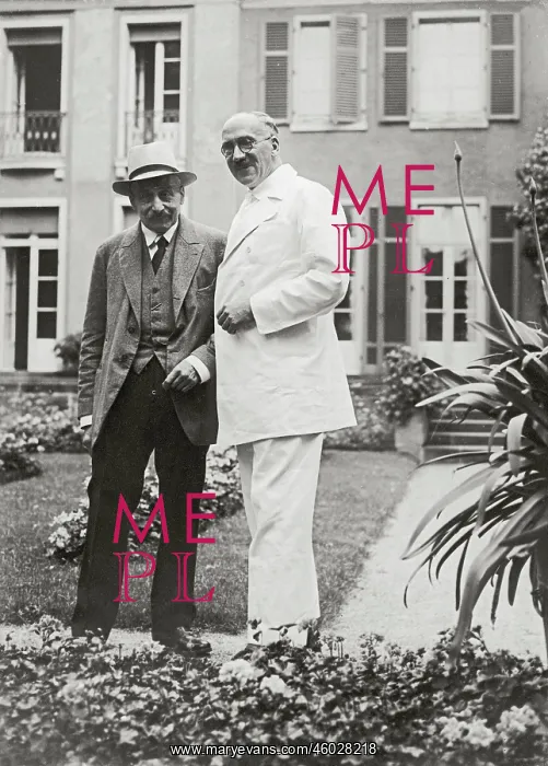 : Ferdinand Sauerbruch visiting painter Max Liebermann : Ferdinand Sauerbruch visiting painter Max Liebermann