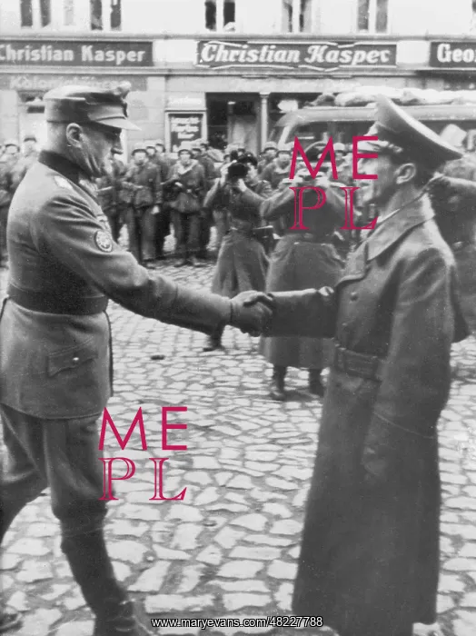 : Ferdinand Schoerner and Joseph Goebbels, 1945 : Ferdinand Schoerner and Joseph Goebbels, 1945