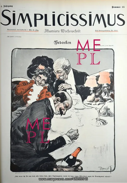 : Ferdinand von Reznicek Bedenken- Concerns, 1900 : Ferdinand von Reznicek Bedenken- Concerns, 1900
