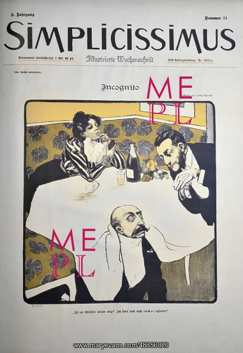 : Ferdinand von Reznicek Incognito, 1898 : Ferdinand von Reznicek Incognito, 1898
