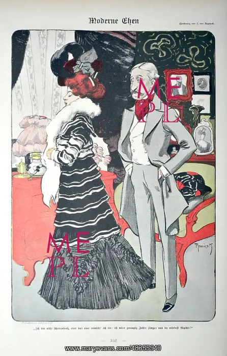 : Ferdinand von Reznicek Moderne Ehen- Modern marriages : Ferdinand von Reznicek Moderne Ehen- Modern marriages