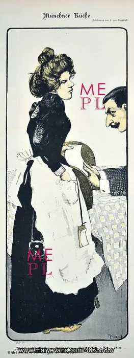 : Ferdinand von Reznicek Muenchner Kueche, 1899 : Ferdinand von Reznicek Muenchner Kueche, 1899