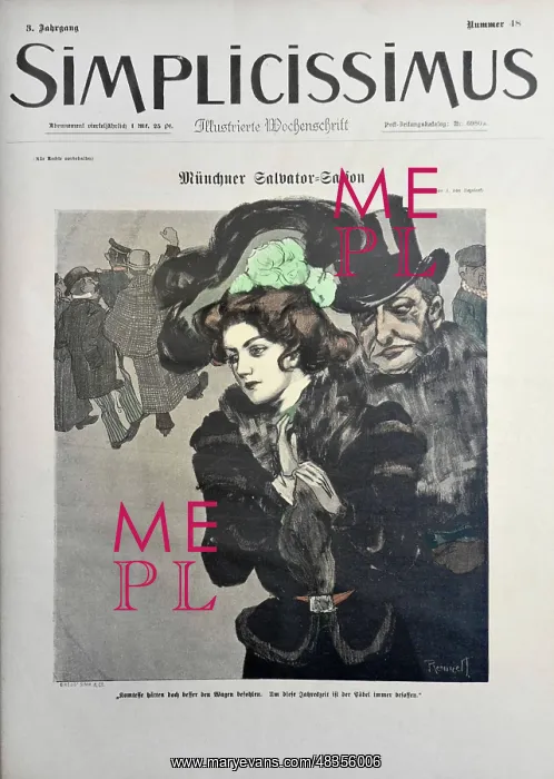 : Ferdinand von Reznicek Muenchner Salvator Saison, 1898 : Ferdinand von Reznicek Muenchner Salvator Saison, 1898