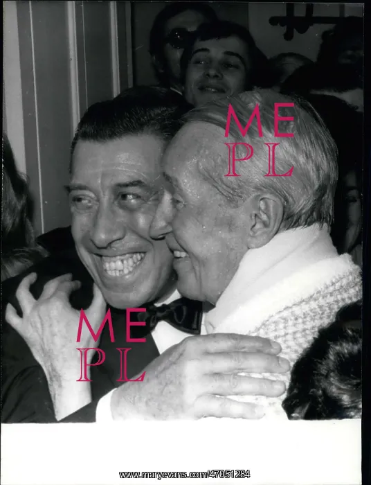 : Fernandel and Maurice Chevalier in Paris : Fernandel and Maurice Chevalier in Paris
