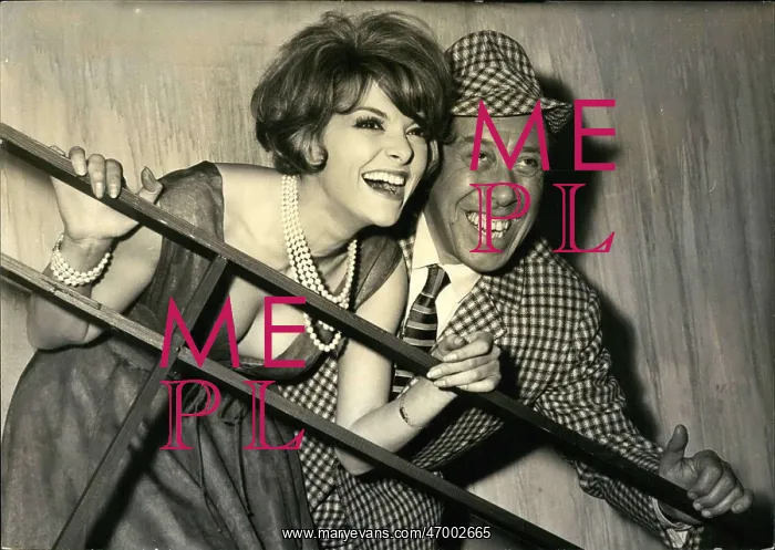  : Fernandel and Perrette Pradier at film premiere