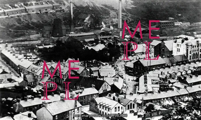 : Ferndale Colliery and Tylorstown, Glamorgan, South Wales : Ferndale Colliery and Tylorstown, Glamorgan, South Wales