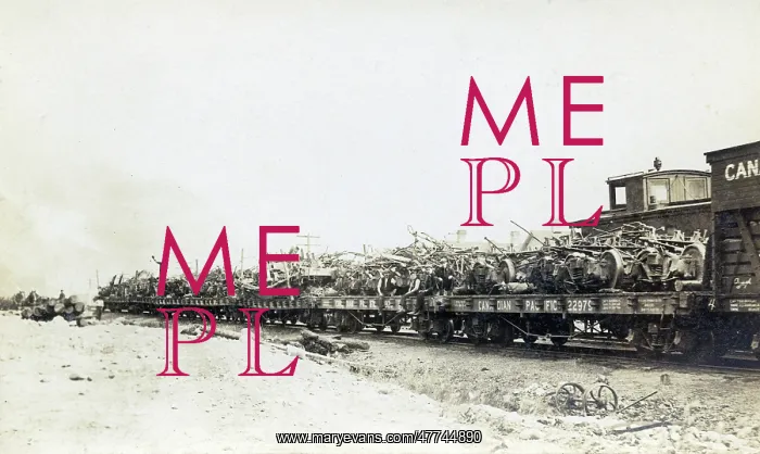 : Fernie, BC, Canada - recycling train and scrap metal : Fernie, BC, Canada - recycling train and scrap metal