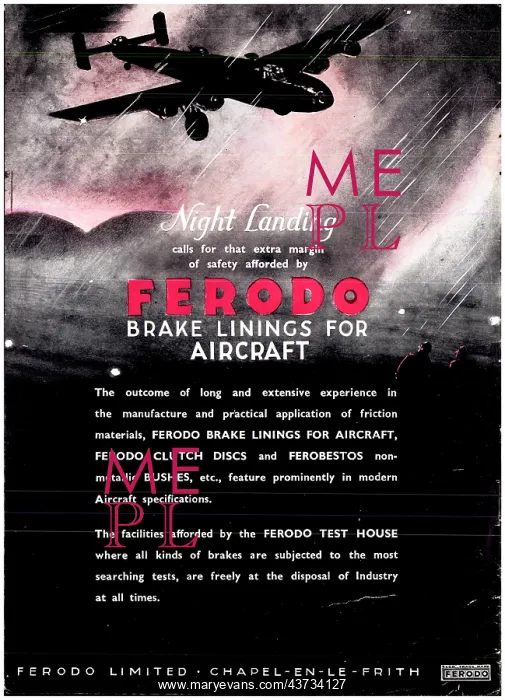 : Ferodo Brake Linings