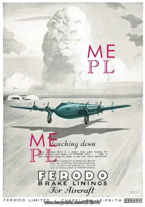: Ferodo Friction Surfcaces For Aircraft : Ferodo Friction Surfcaces For Aircraft