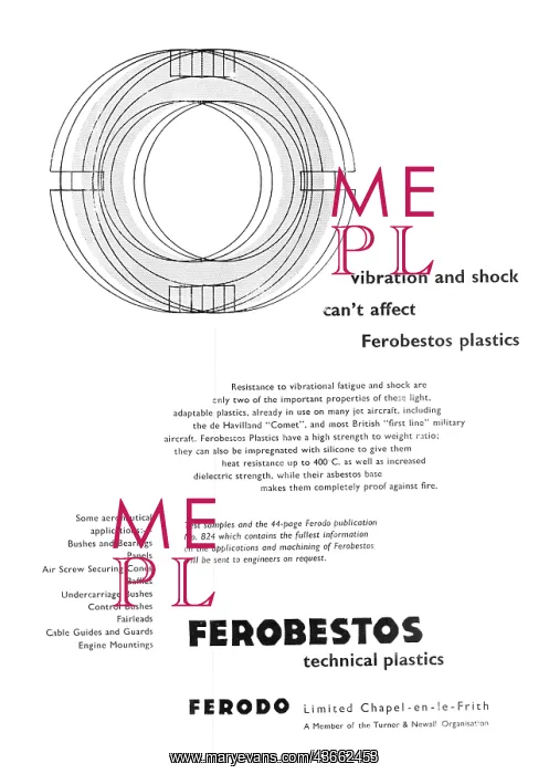  : Ferodo Plastics 1954