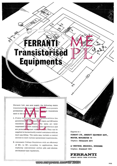 : Ferranti Transistorised Aircraft Equipment : Ferranti Transistorised Aircraft Equipment