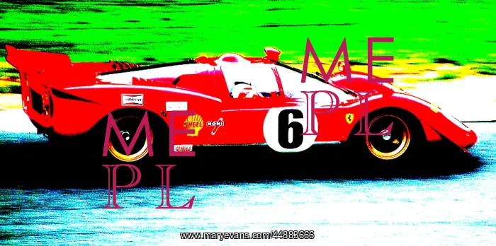  : Ferrari Red Number 6
