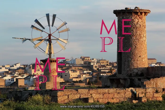 : Ferro windmill, Pla de San Jordi, Majorca : Ferro windmill, Pla de San Jordi, Majorca