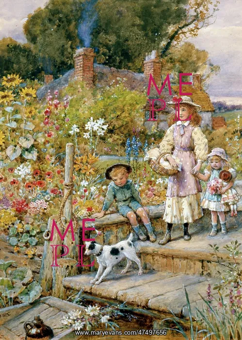 : The Ferry ' three children and a dog : The Ferry ' three children and a dog