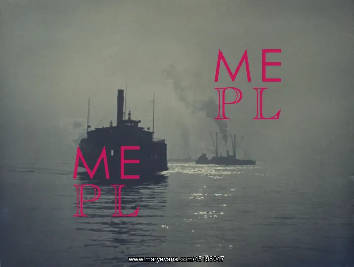 : A ferry crossing a smooth body of water ? : A ferry crossing a smooth body of water ?