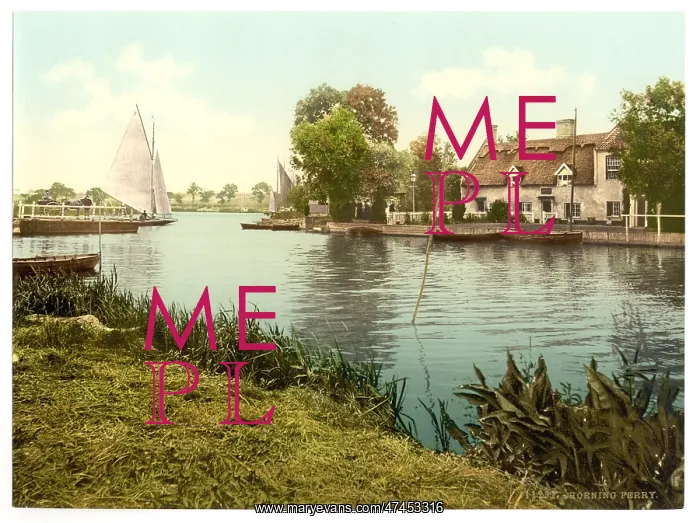 : The ferry, Horning Village, England : The ferry, Horning Village, England