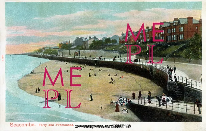  : Ferry and Promenade at Seacombe, Merseyside
