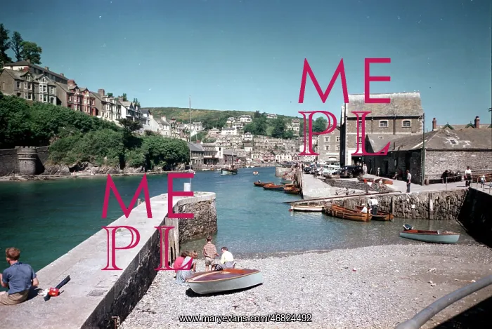 : The ferry slip and harbour, Looe : The ferry slip and harbour, Looe