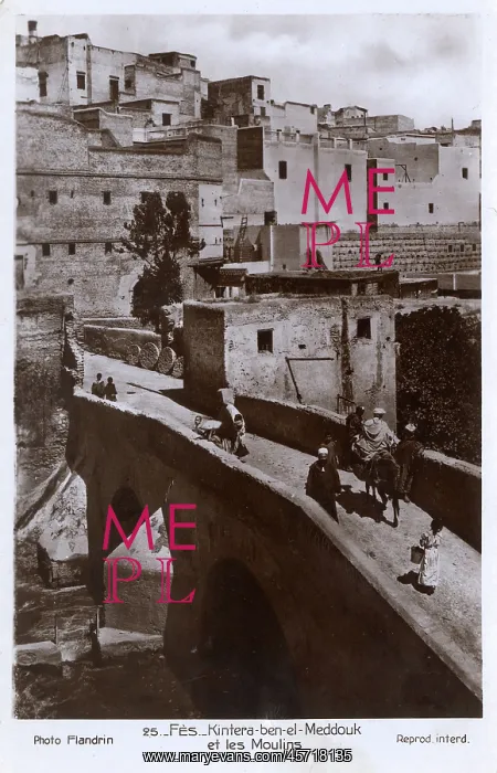: Fes, Morocco - Kintera-ben-el-Meddouk and the Mills : Fes, Morocco - Kintera-ben-el-Meddouk and the Mills