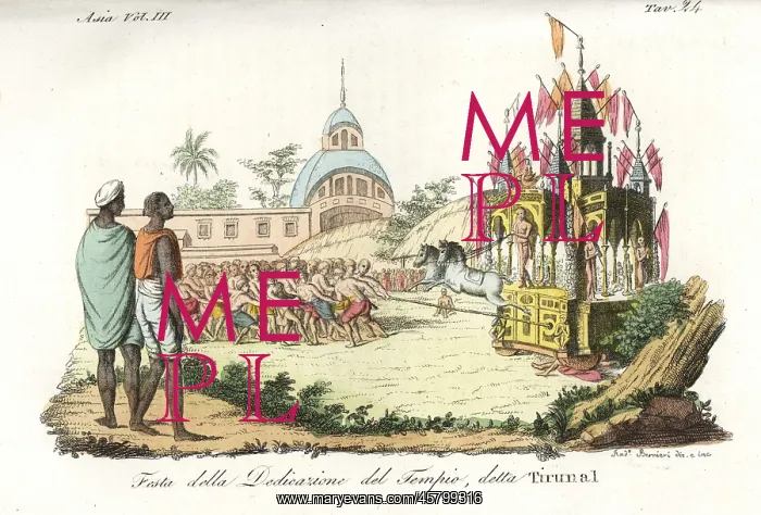: Festival for the dedication of a HIndu temple : Festival for the dedication of a HIndu temple