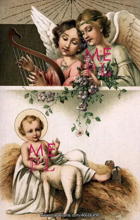  : festivity, Easter, Christ Child with lamb and