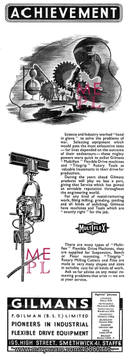 : F.Gilman Flexible Drive Equipment : F.Gilman Flexible Drive Equipment