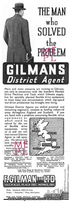 : F.Gilman Flexible Drives For Workshop Tools : F.Gilman Flexible Drives For Workshop Tools