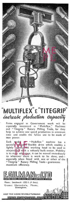 : F.Gilman Machine Tools - Multiflex Titegrip : F.Gilman Machine Tools - Multiflex Titegrip