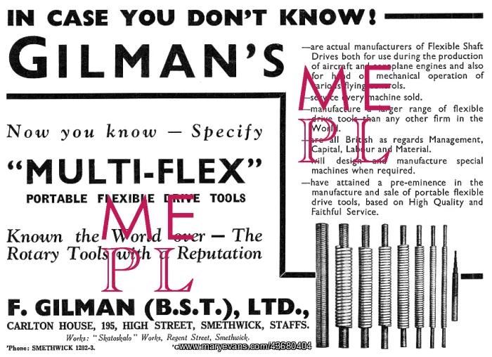 : F.Gilman Multi-Flex Flexible Drive Equipment & Drive Tools : F.Gilman Multi-Flex Flexible Drive Equipment & Drive Tools