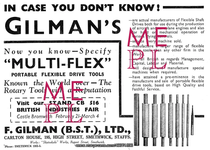 : F.Gilman Multi-Flex Flexible Drive Tools : F.Gilman Multi-Flex Flexible Drive Tools