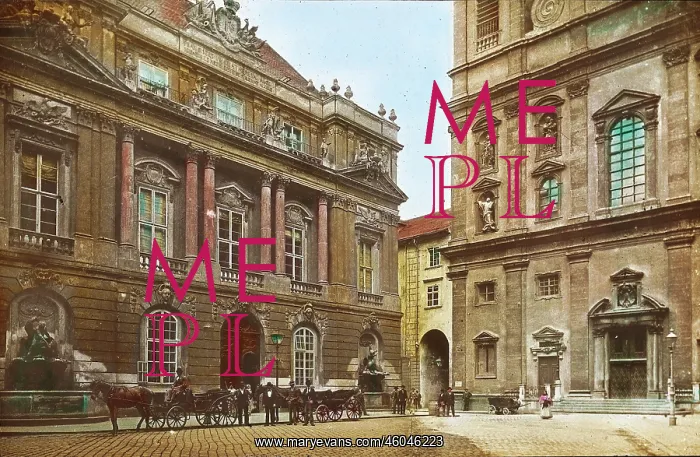 : Fiaker stand at Vienna's Old University : Fiaker stand at Vienna's Old University