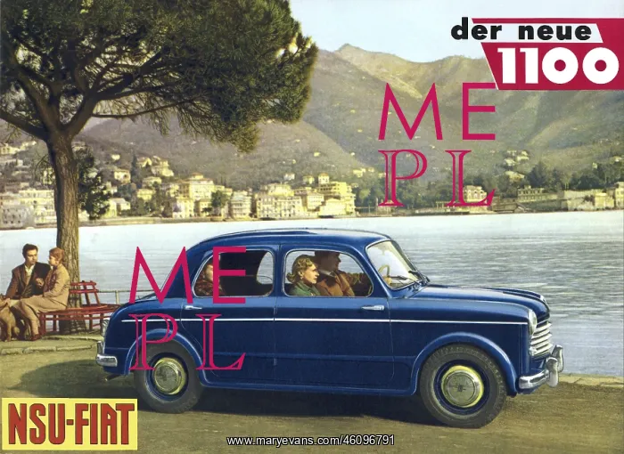  : Fiat 1100 car advert