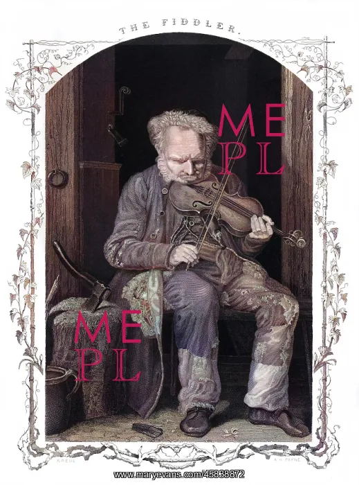 : Fiddler in Cottage