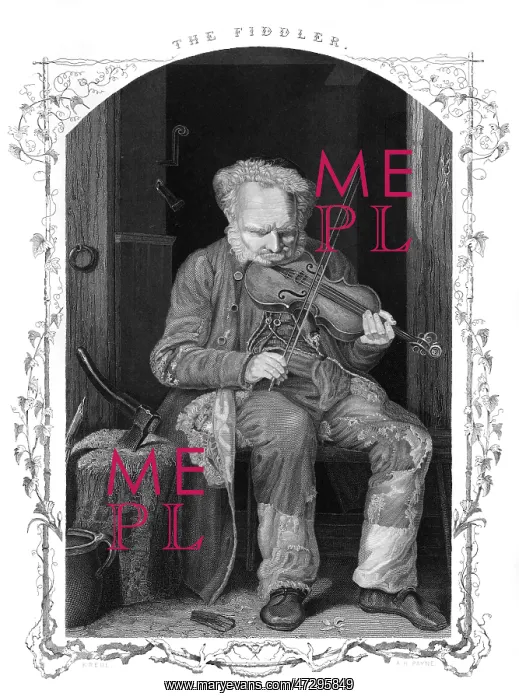  : Fiddler in Cottage