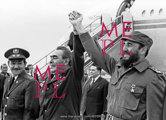 : Fidel Castro and Leonid Brezhnev, 1974 : Fidel Castro and Leonid Brezhnev, 1974
