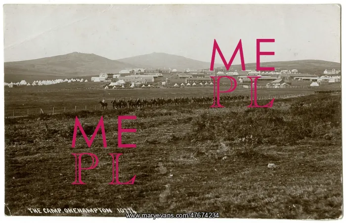 : Field Artillery Camp, Okehampton, Dartmoor, West Devon : Field Artillery Camp, Okehampton, Dartmoor, West Devon