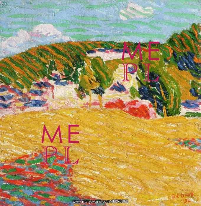 : Field of Corn, Pont Aven : Field of Corn, Pont Aven