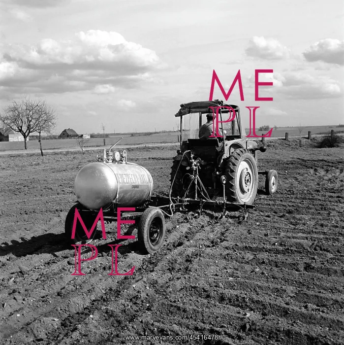 : Field fertilizing - ammonia - corn field : Field fertilizing - ammonia - corn field