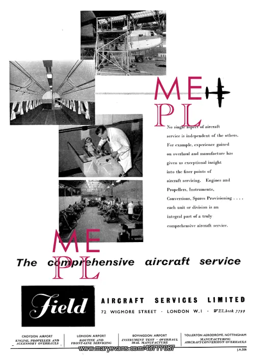  : Field. Field's Aicraft Servicing, Modifications & Repairs