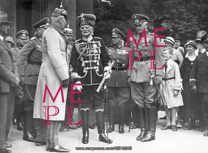 : Field Marshal August von Mackensen, German army officer : Field Marshal August von Mackensen, German army officer
