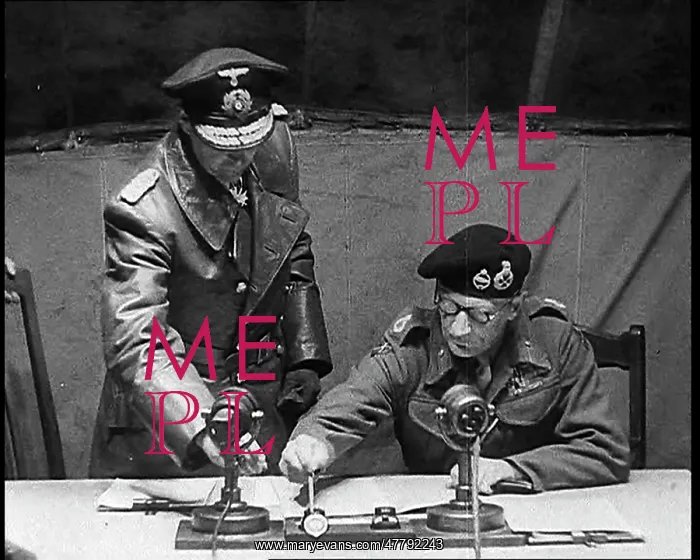 : Field Marshal Bernard Montgomery Receiving : Field Marshal Bernard Montgomery Receiving