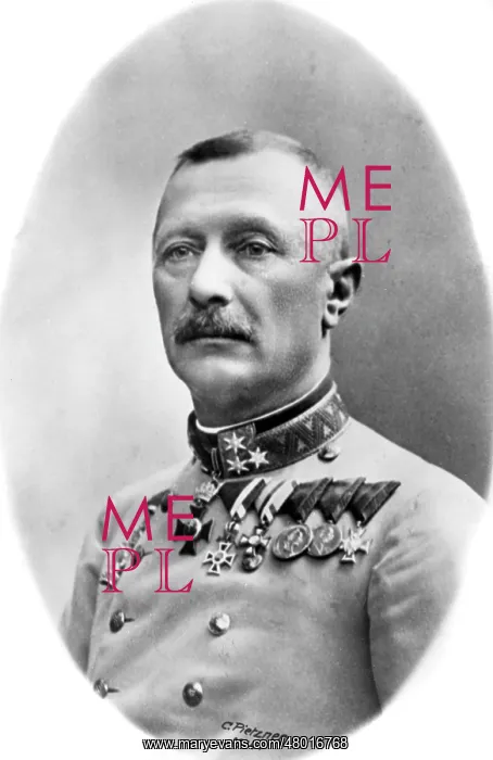 : Field Marshal General Potiorek, Austrian army officer : Field Marshal General Potiorek, Austrian army officer