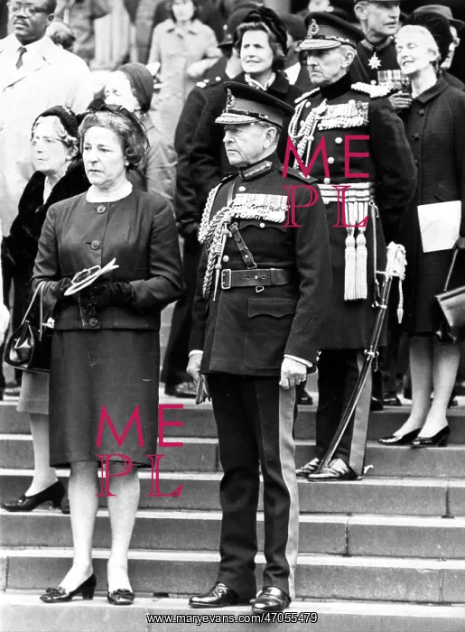: Field Marshal Harold Alexander, Eisenhower memorial service : Field Marshal Harold Alexander, Eisenhower memorial service