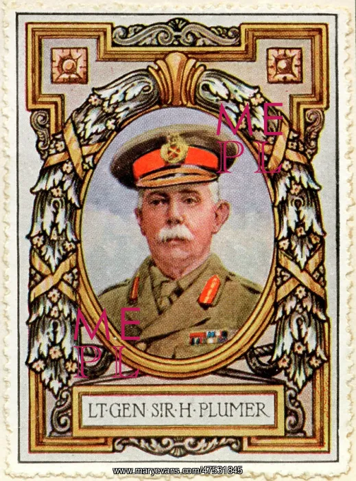 : Field Marshal Herbert Plumer / Stamp : Field Marshal Herbert Plumer / Stamp